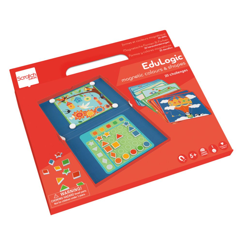 Забавна образователна игра с магнити - Уча форми и цветове-bellamiestore