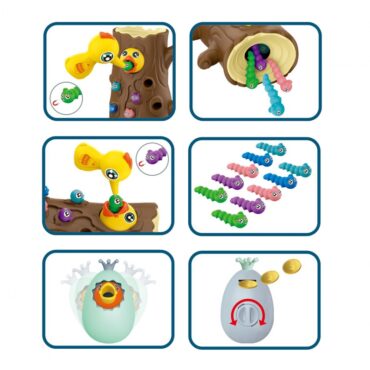 Детска образователна игра- Хвани червейчето-bellamiestore