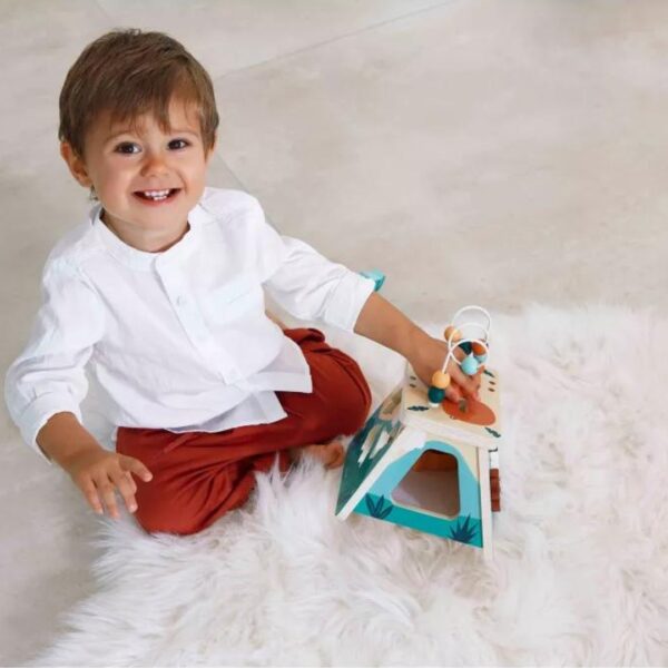 Janod Дървена играчка с активности - Дино-bellamiestore