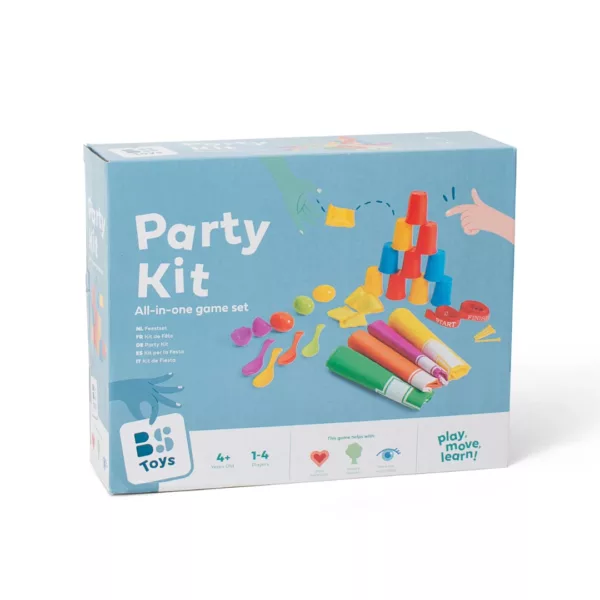 Комплект от забавни детски игри за парти цветен 4+ години