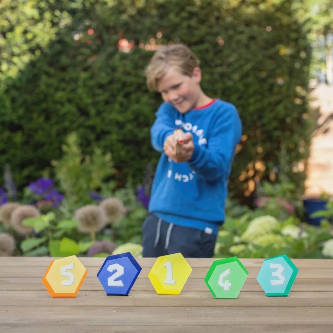 Пистолет с мишени &ndash; играчка за стрелба от BS Toys за игра на открито