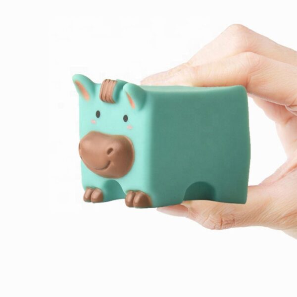 Сензорни меки кубчета с животни - bellamiestore