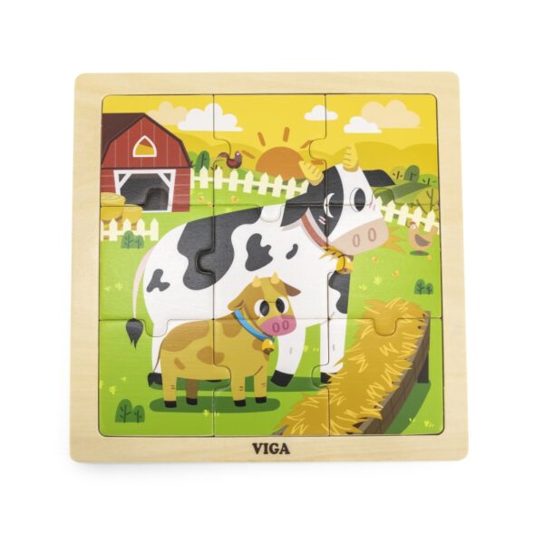 Viga toys пъзел за деца - Кравичка-bellamiestore