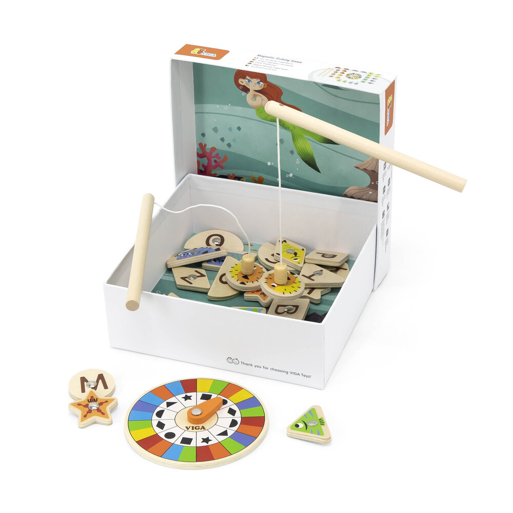Образователна игра - Риболов с колело на цветовете-bellamiestore