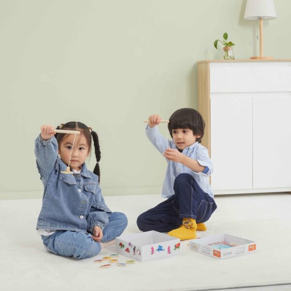 Образователна игра - Риболов с колело на цветовете-bellamiestore