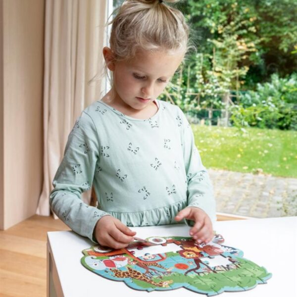 Scratch Детски пъзел - Сафари от 30 части -bellamiestore