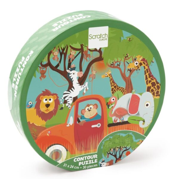 Scratch Детски пъзел - Сафари от 30 части -bellamiestore