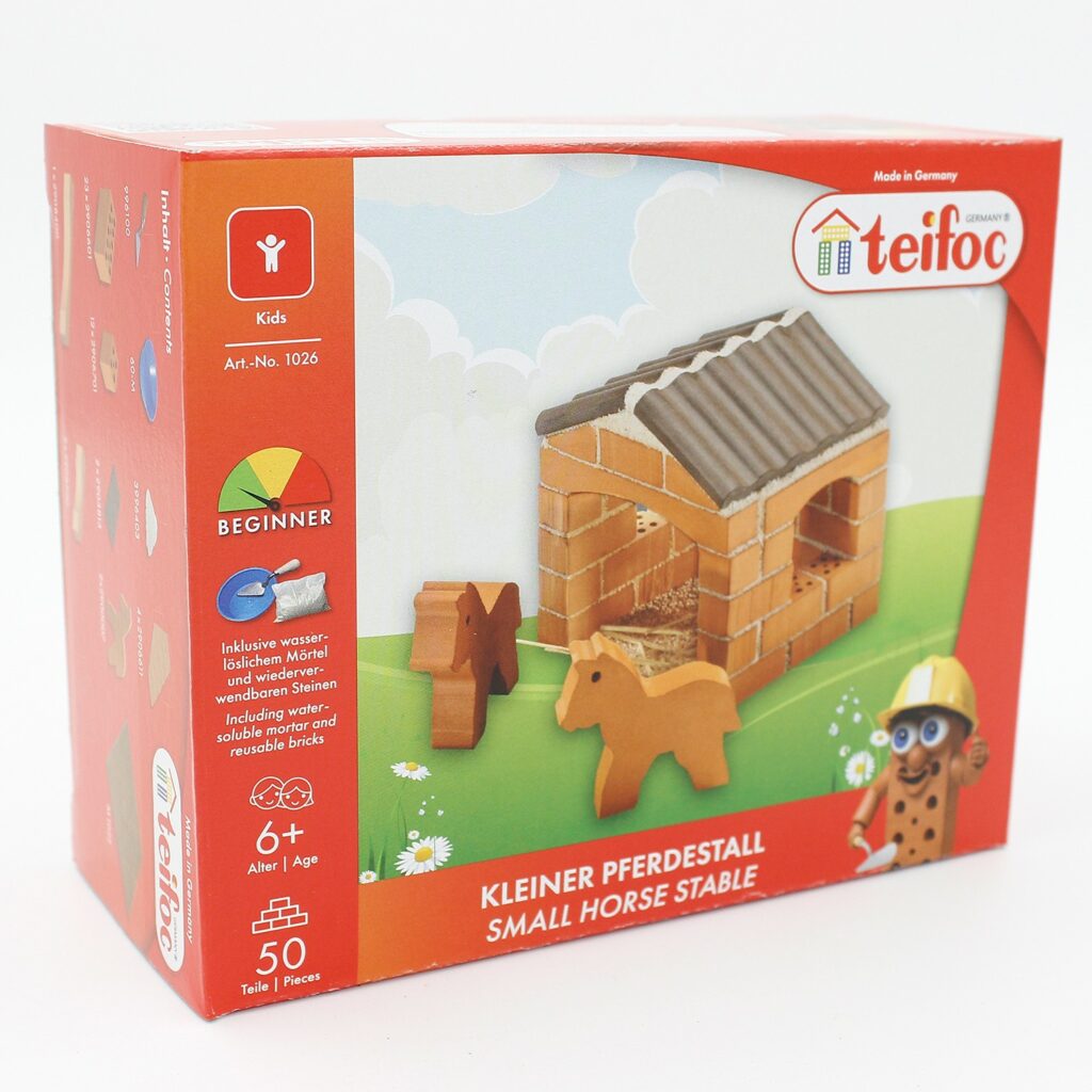 Teifoc строителен комплект - Малка конюшня от 50 части-bellamiestore