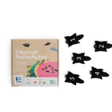 Забавна детска игра с парашути Летящи катерици BS Toys текстил и плюшени катерици 4+