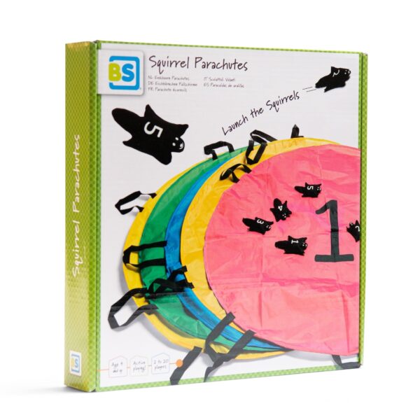 Забавна детска игра с парашути - Летящи катерици-bellamiestore