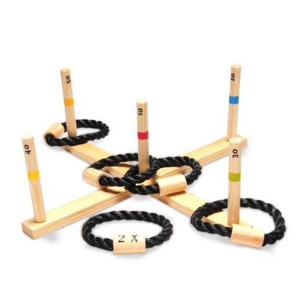 Класическа игра с въжени рингове за двора