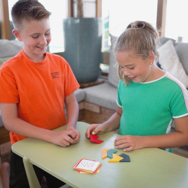 Образователна игра и пъзел с фигури-bellamiestore