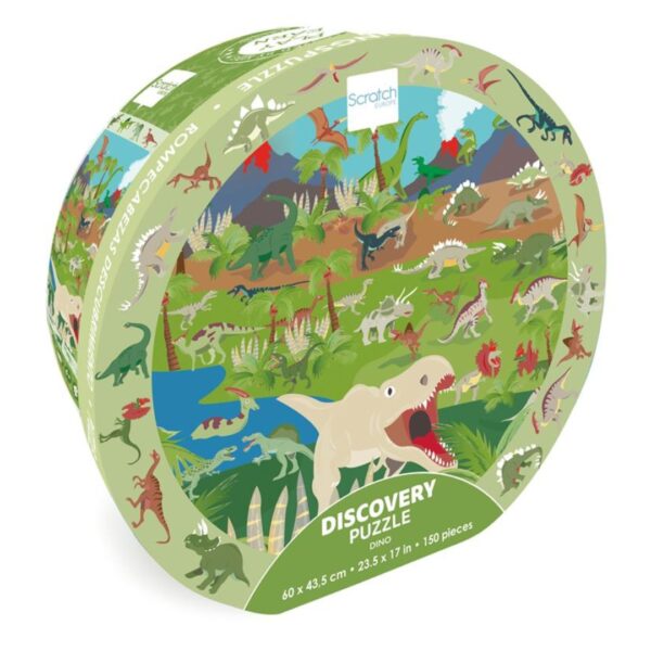 Пъзел и игра за набюдение - Динозаври от 150 части-bellamiestore