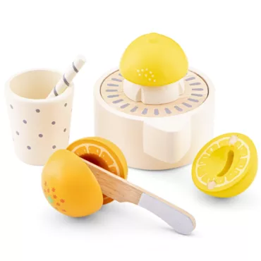 Дървена сокоизстисквачка New Classic Toys с цитруси и чаша за деца над 3 години