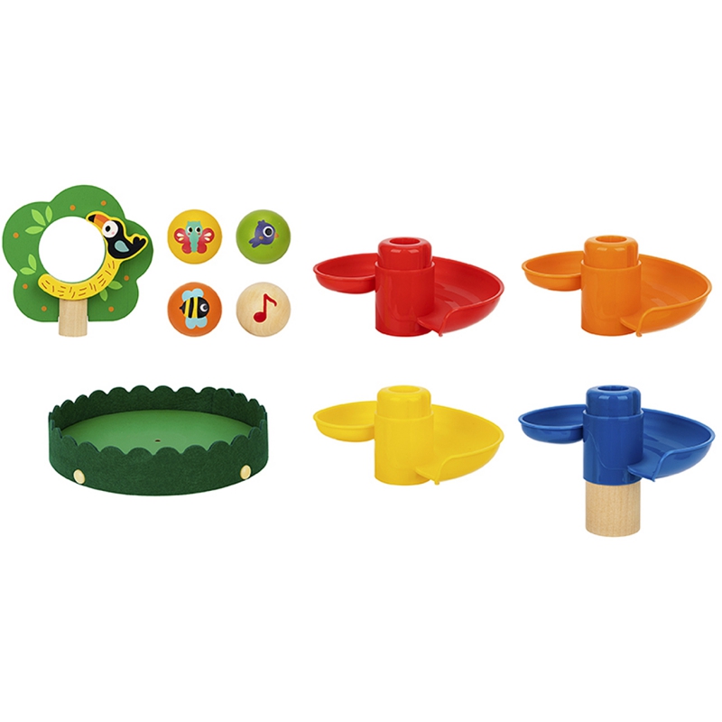 Tooky toy Спираловидна писта с 4 топки-bellamiestore