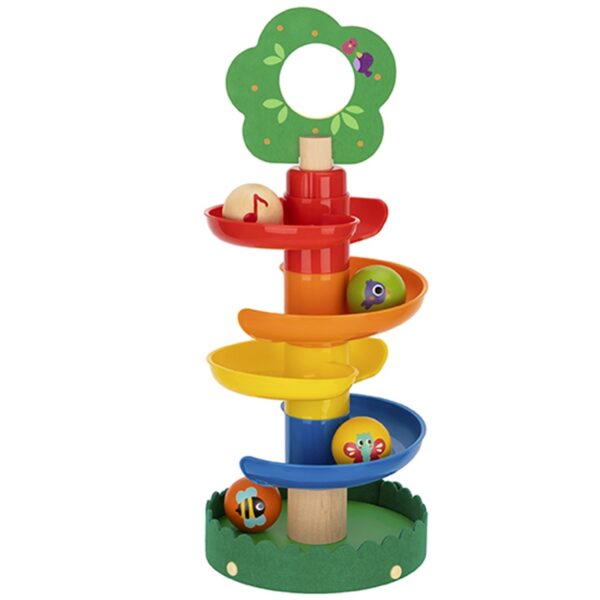 Tooky toy Спираловидна писта с 4 топки-bellamiestore