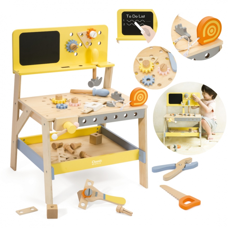Classic Wolrd Модерна детска работилница с инструменти-bellasmiestore