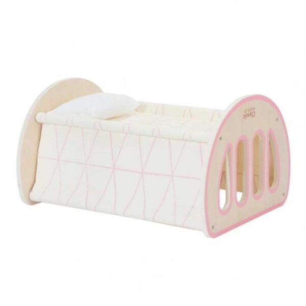 Дървено легло - люлка за кукли Classic world -bellamiestore