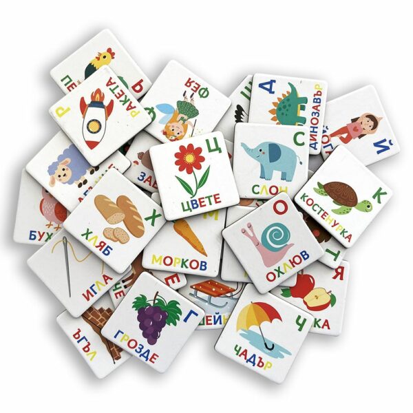 Магнитна игра - Уча българската азбука bellamiestore