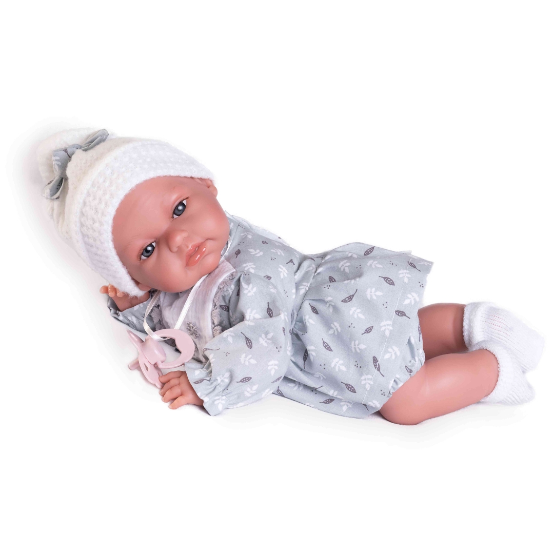 Antonio Juan Кукла Бебе Клара с биберон 34 см.-магазин за играчки