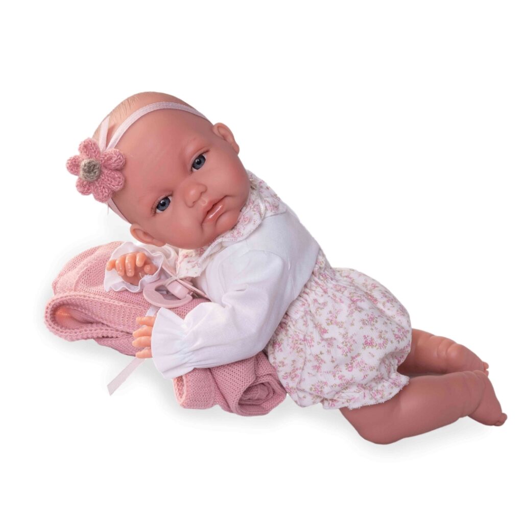 Красива детска кукла - Клара с одеяло -bellamiestore