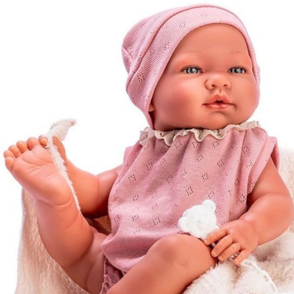 Кукла - Бебе Мария с плетено боди и одеяло-bellamiestore