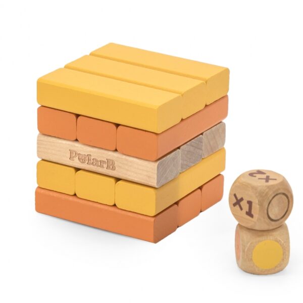 Polar B Настолна игра Дженга със зарове -bellamiestore