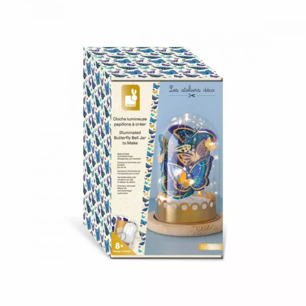 Творчески комплект - Светещ буркан с пеперуди-bellamiestore