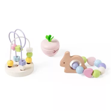 Монтесори комплект за бебе с дървени сензорни играчки Classic World 0+