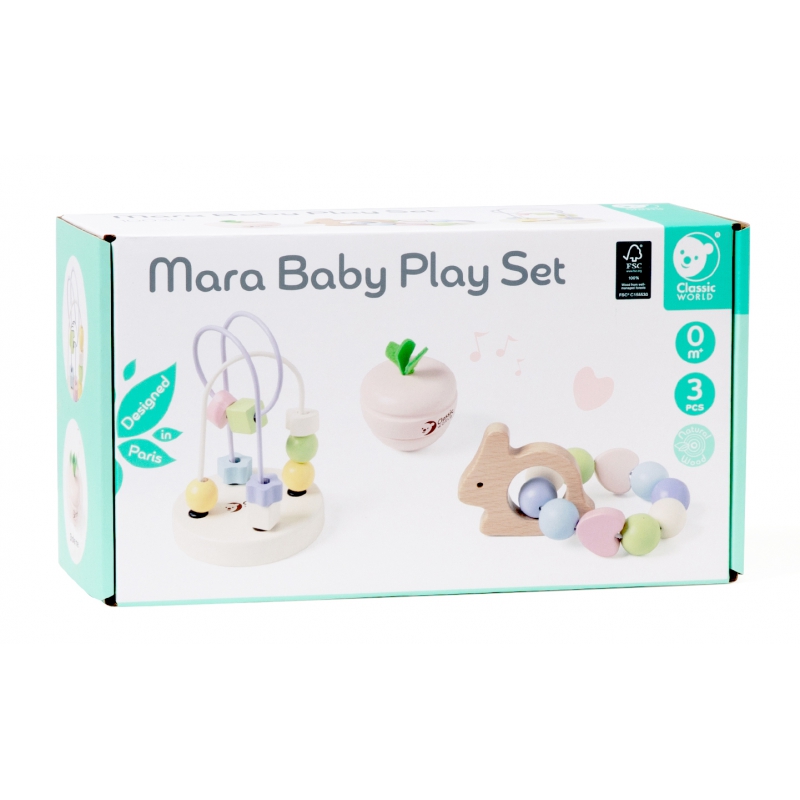 Classic World Монтесори комплект с играчки за бебета-bellamiestore