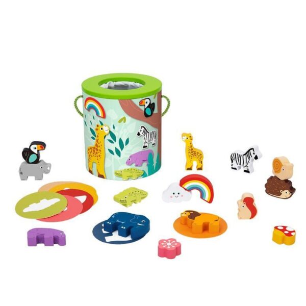 Детска сензорна игра - Животните в гората-bellamiestore
