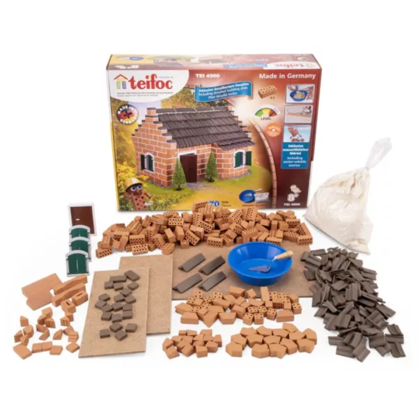 Конструктор с тухли Историческа къща 370 части Teifoc пълен комплект 8+