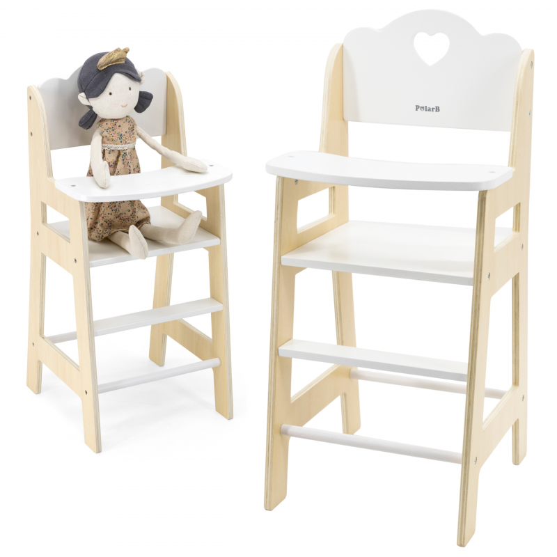 Дървено столче за кукли Polar B-bellamiestore