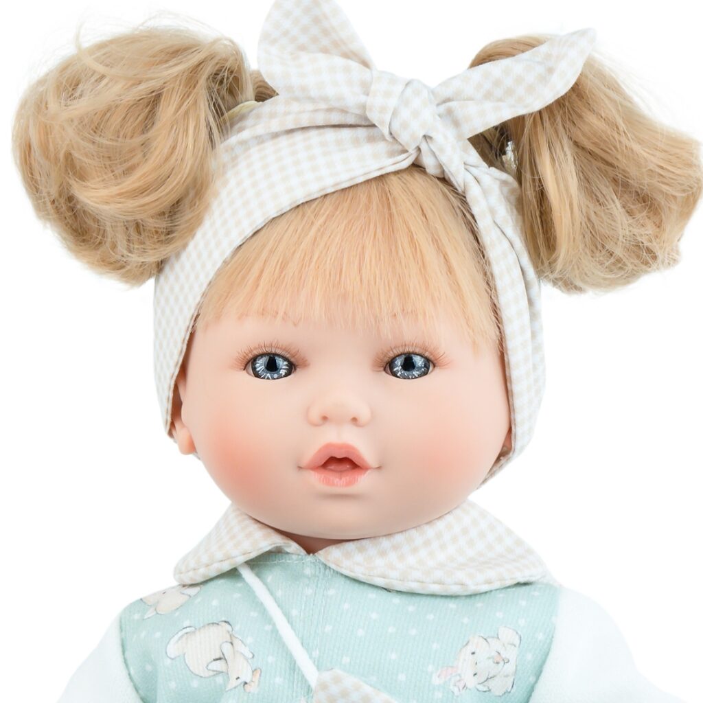 Детска кукла Мона с рокля и чантичка-bellamiestore