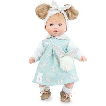 Детска кукла Мона с рокля и чантичка-bellamiestore
