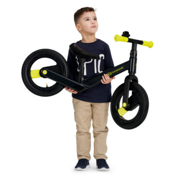 Детско колело за баланс Kinderkraft Goswift Жълто-беламистор