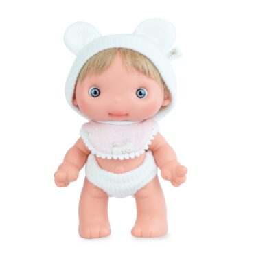 Кукла бебе Piu с шапка и лигавник-bellamiestore
