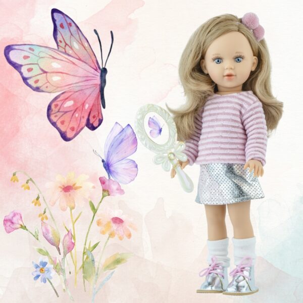 Кукла Марина с пола и блуза 40 см -чудесен подарък