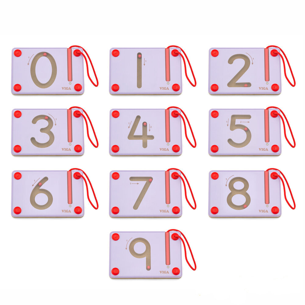 Магнитни дъски за изписване на цифри Viga toys-bellamiestore