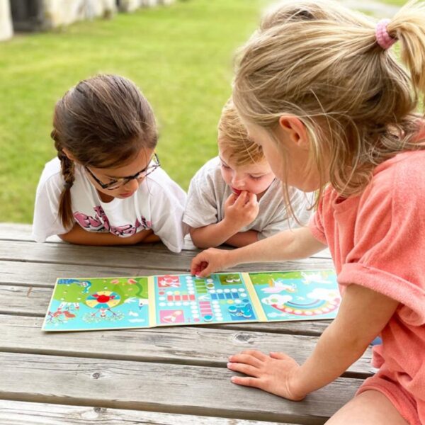 Не се сърди човече - Еднорози - Магнитна игра за път-bellamiestore