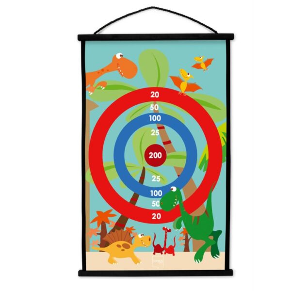 Scratch Детски дартс с две игри - Динозаври-bellamiestore