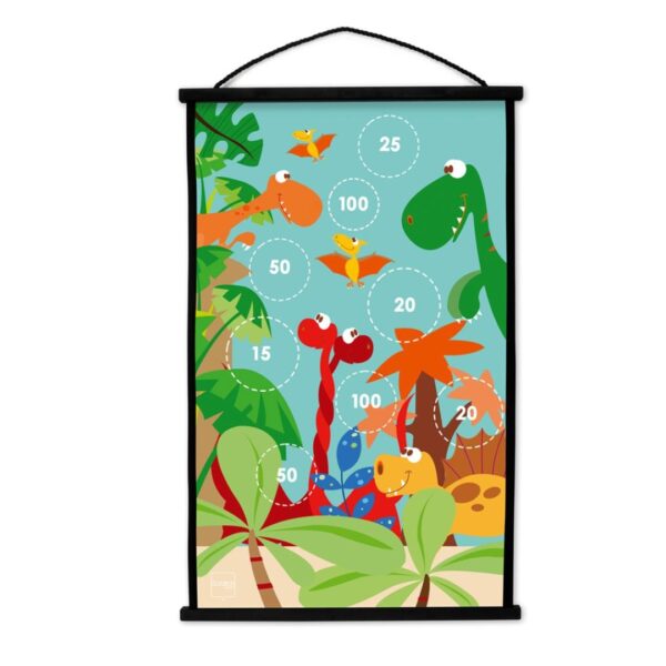 Scratch Детски дартс с две игри - Динозаври-bellamiestore