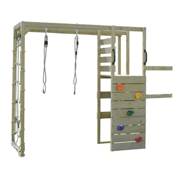 Дървен комплект с много активности - Моята крепост-bellamiestore