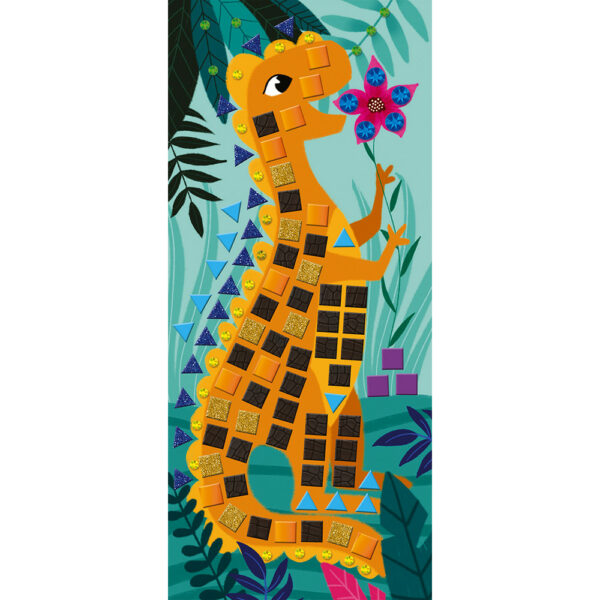 Творчески комплект Janod - Мозайка Динозаври-bellamiestore