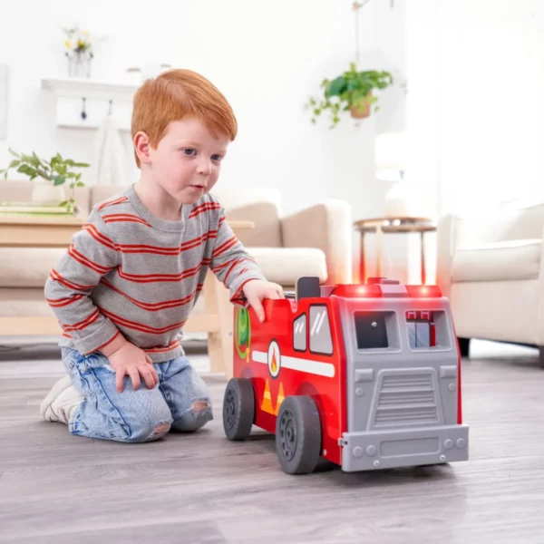 Kidkraft играчка 2 в 1 - Трансформираща се пожарна кола-bellamiestore