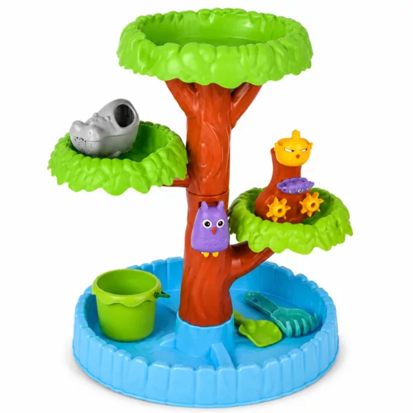 Водна маса и пясъчник Дърво Jolly с аксесоари за игра навън 3+