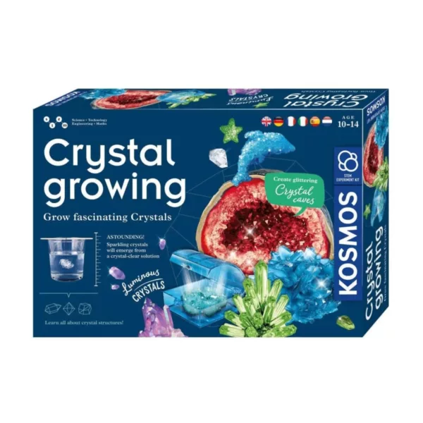 STEM комплект растящи кристали Thames & Kosmos, цветни форми, пластмаса, за деца 10+