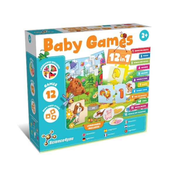 Комплект от 12 броя образователни игри - Първи стъпки-bellamiestore