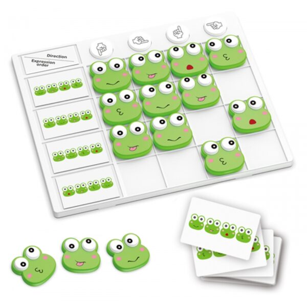 Образователна игра с примерни карти - Жабки-bellamiestore