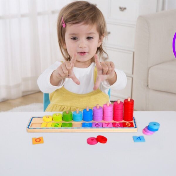 Игра за броене и смятане с рингове-образователни игри